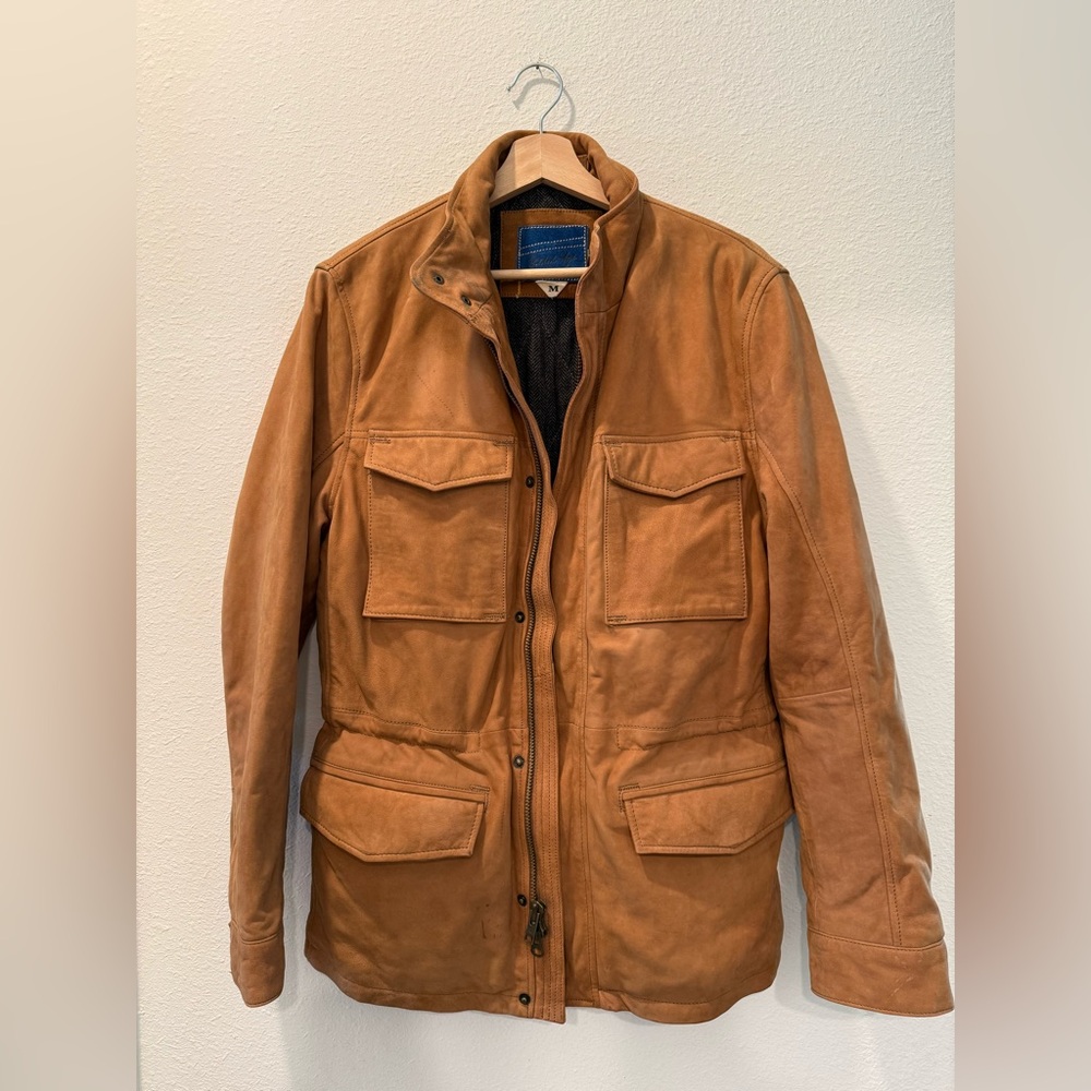 Gilded Age Tan Leather Jacket